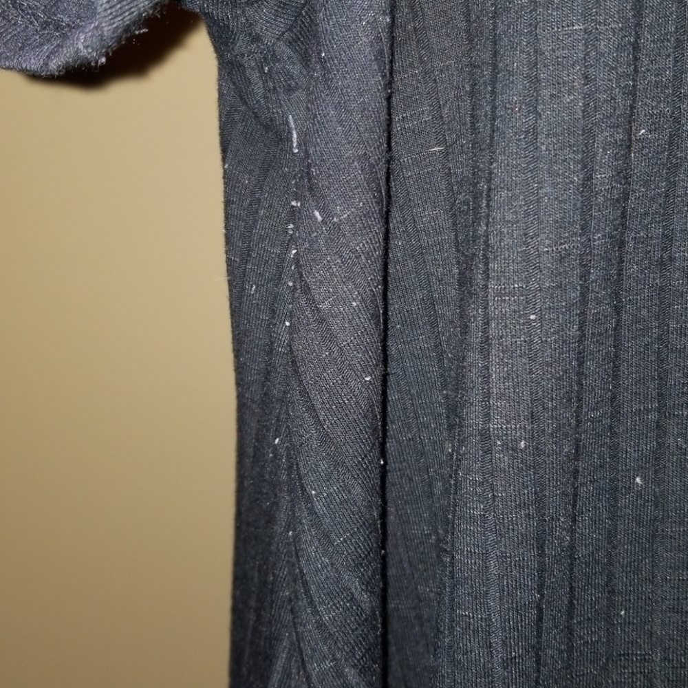 Lularoe Solid Black Ribbed Carly - image 3